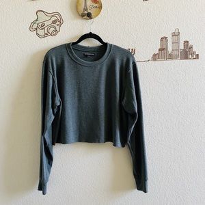 Cropped long sleeve Brandy Melville top